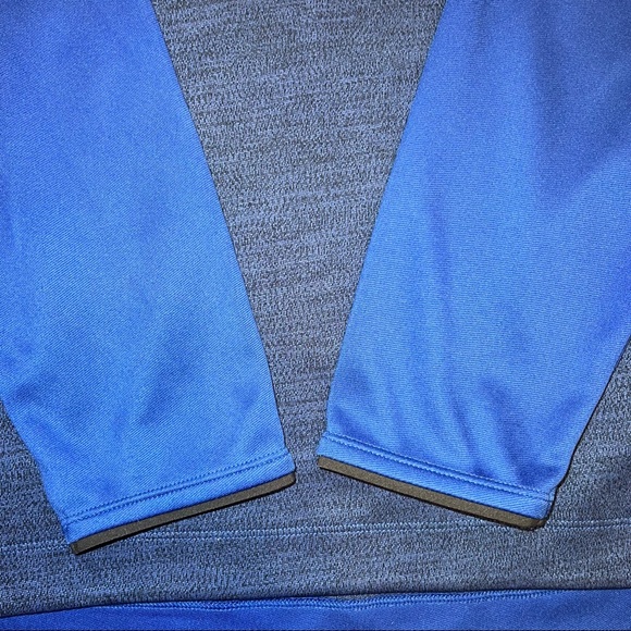 Nike Dri Fit Mens Coaches 1/2 Zip Blue Pullover - Picture 8 of 11